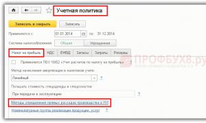 Бухучет инфо Методы распределения косвенных расходов